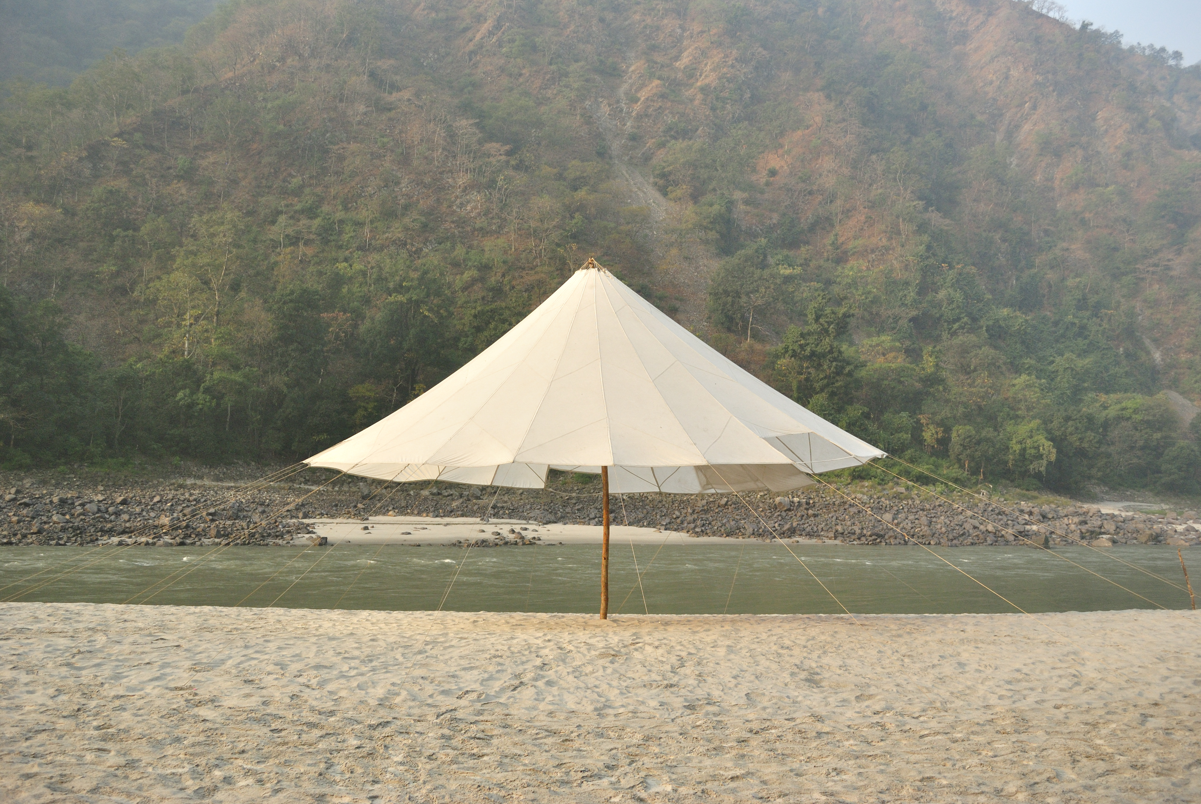 Spending time in the company of the Ganges.